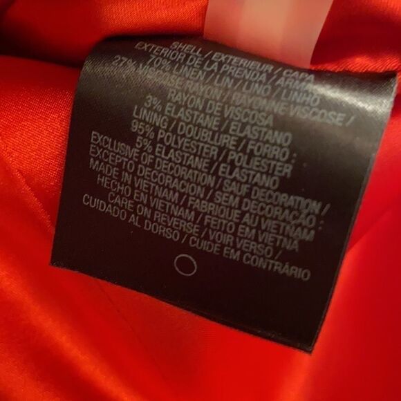 Elie Tahari Linen Blend Snap Front Long Jacket M‎ - Picture 15 of 15